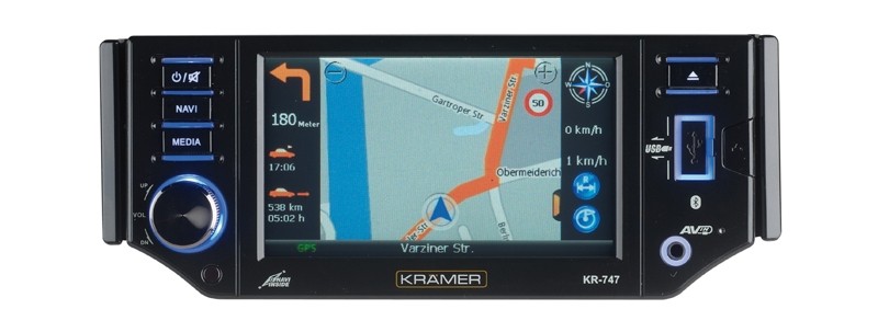 Krämer Automotive KR-747: Krämer KR-747, Bild 1 Naviceiver Krämer KR-747 im Test, Bild 1