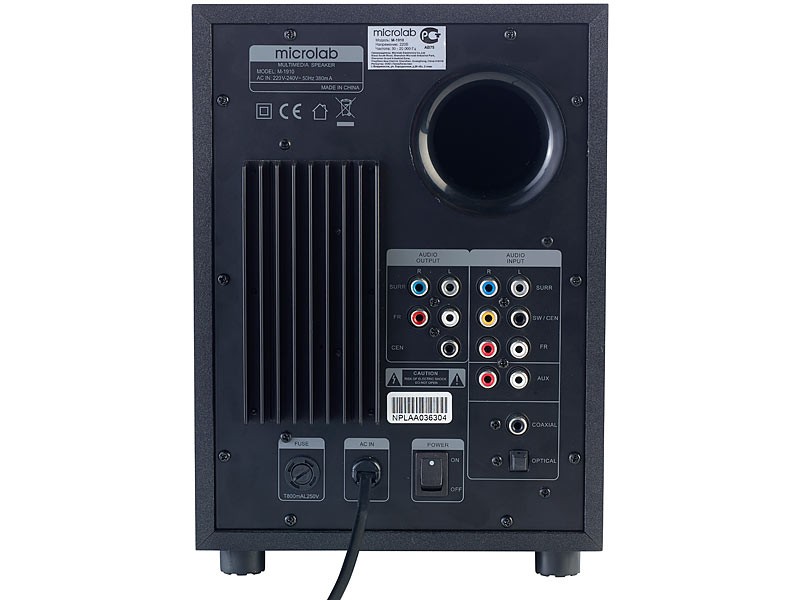 Lautsprecher Surround Auvisio PX1403 im Test, Bild 3
