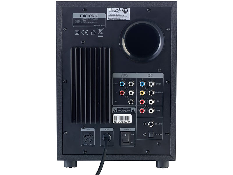 Günstiger Einstieg: Auvisio PX1403, Bild 3 Lautsprecher Surround Auvisio PX1403 im Test, Bild 3