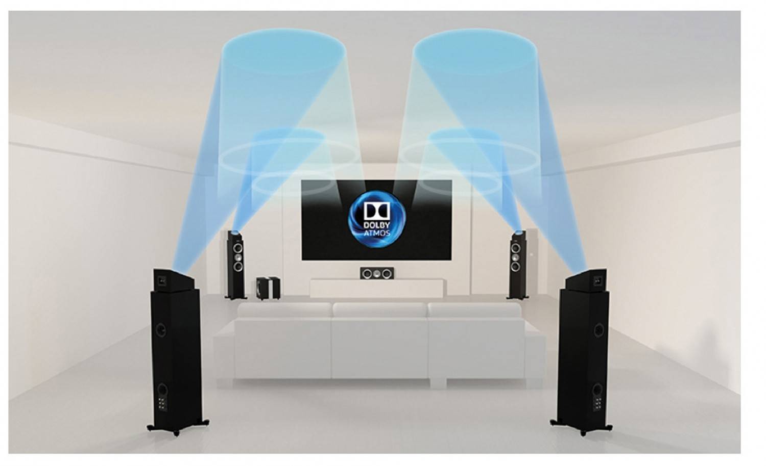 On top!: KEF R-500 5.4.1 Atmos-Set, Bild 3 Lautsprecher Surround KEF R-500 5.4.1 Atmos-Set im Test, Bild 3