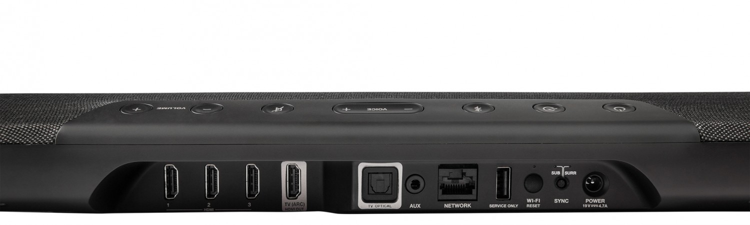 Soundbar mit kabellosem Subwoofer und Surround-Lautsprechern von Polk: Polk Audio Magnifi MAX SR, Bild 2 Lautsprecher Surround Polk Audio Magnifi MAX SR im Test, Bild 2