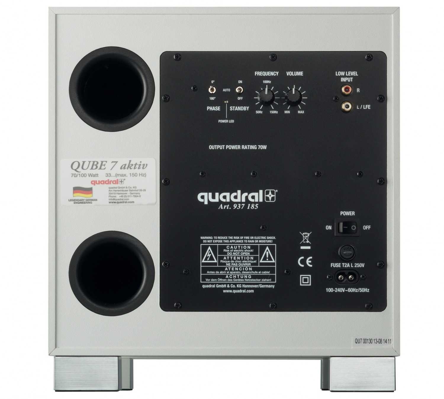 Geradliniger Klassiker: quadral Rhodium, Bild 3 Lautsprecher Surround quadral Rhodium im Test, Bild 3