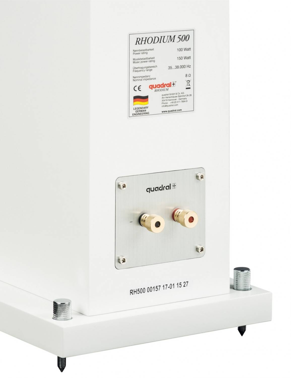 Geradliniger Klassiker: quadral Rhodium, Bild 4 Lautsprecher Surround quadral Rhodium im Test, Bild 4