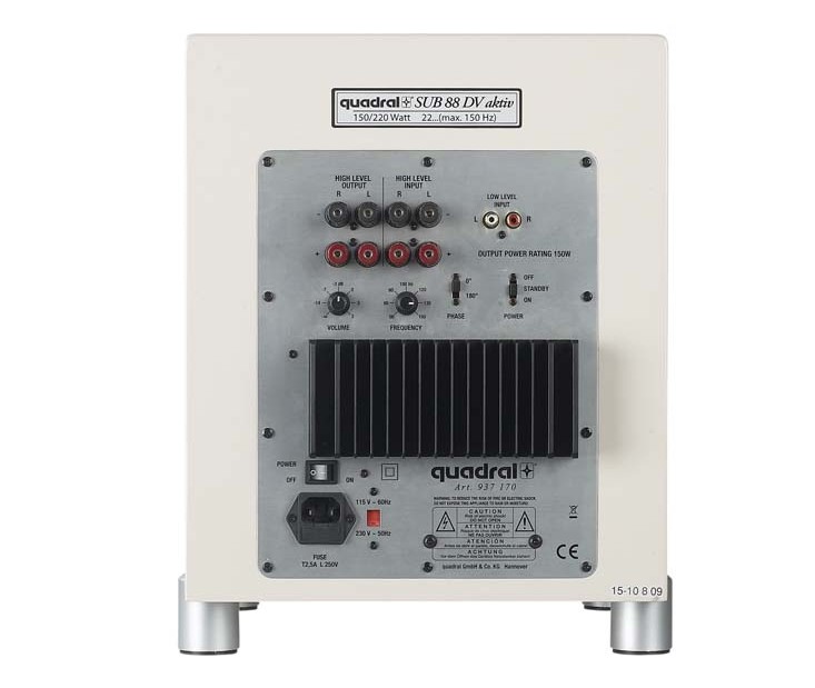 Edle Elemente: Quadral Rhodium-Serie, Bild 2 Lautsprecher Surround Quadral Rhodium-Serie im Test, Bild 2