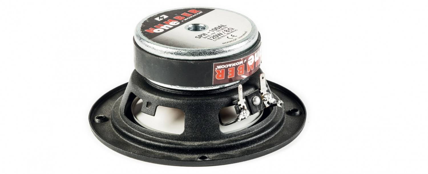 Monacor SPH-100AL, Bild 2 Lautsprecherchassis Tiefmitteltöner Monacor SPH-100AL im Test, Bild 2