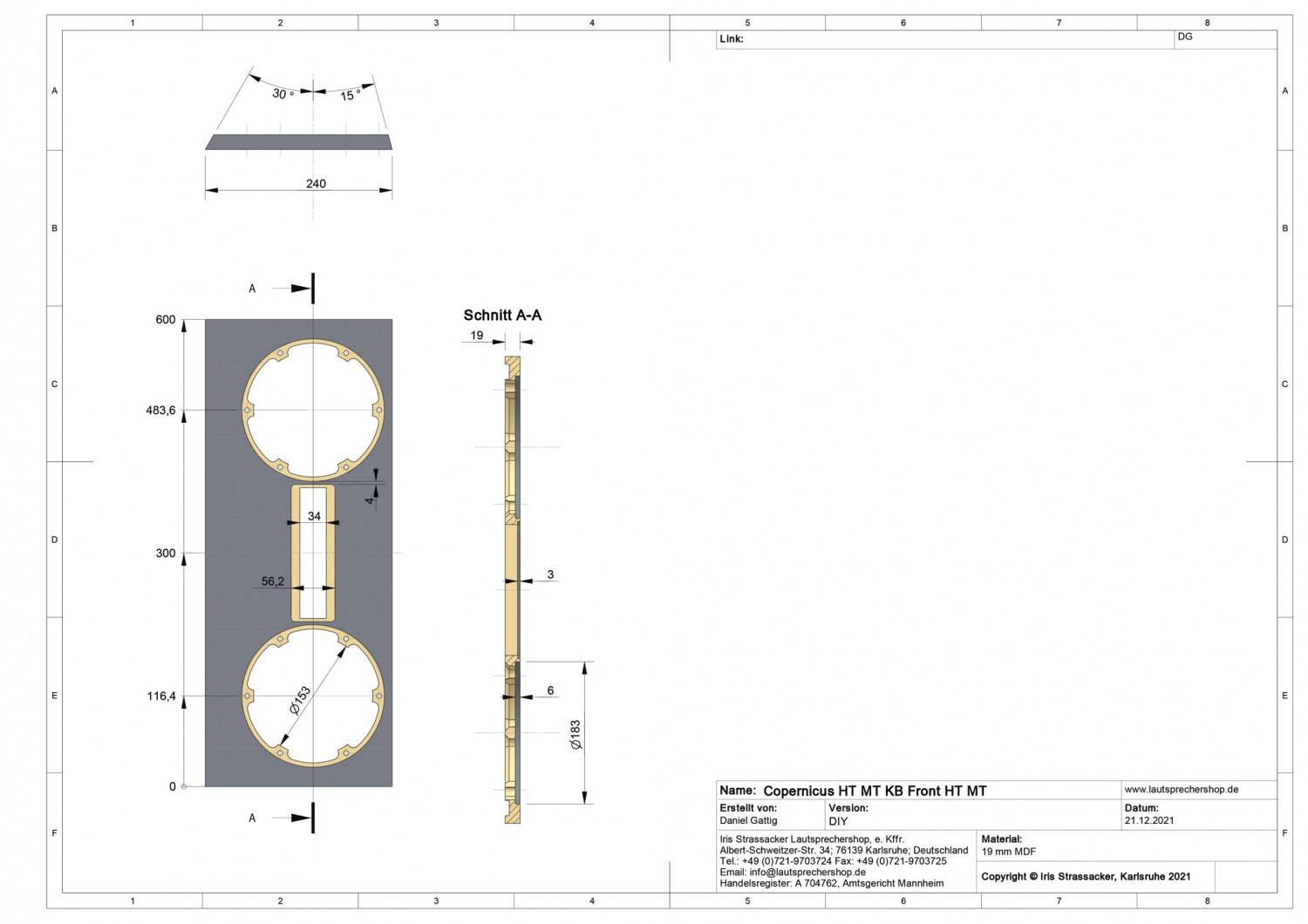 Lautsprecherbausätze Lautsprechershop Strassacker Copernicus im Test, Bild 8