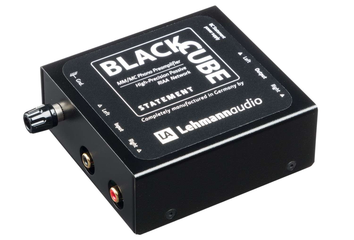 Vorverstärkung: Lehmannaudio Black Cube Statement, Bild 2 Phono Vorstufen Lehmannaudio Black Cube Statement im Test, Bild 2