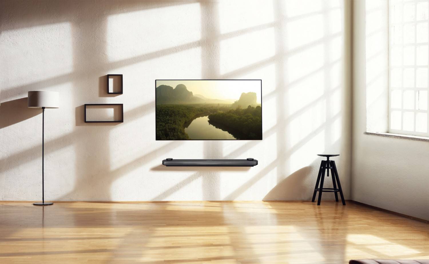 Wandgemälde in OLED: LG 65W7, Bild 1 Fernseher LG 65W7 im Test, Bild 1