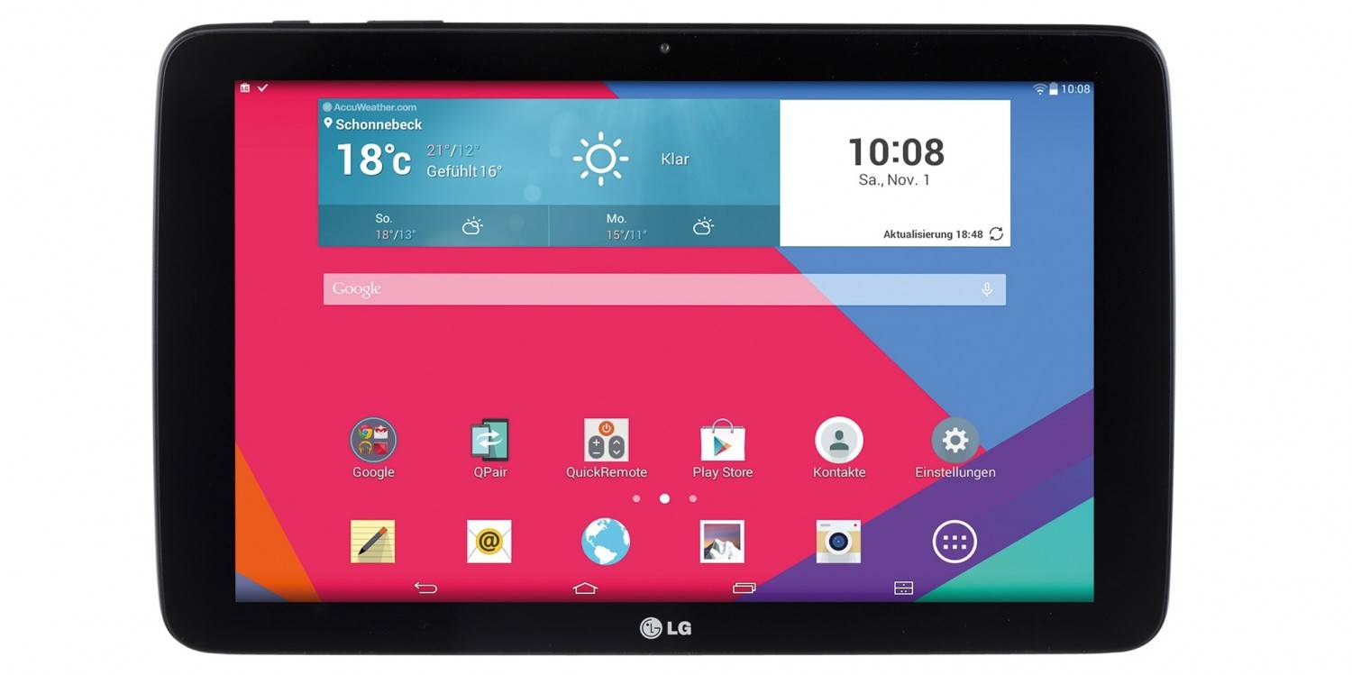 Tablets LG G Pad 10.1 im Test, Bild 1
