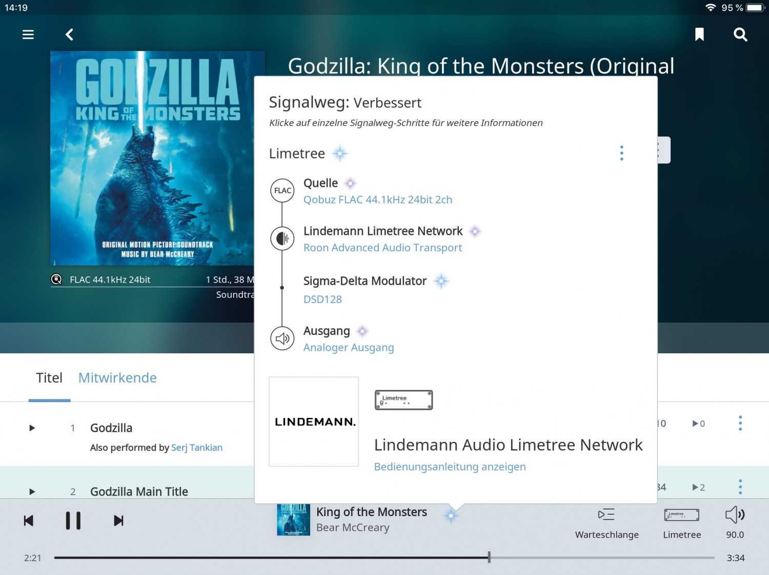 DLNA- / Netzwerk- Clients / Server / Player Lindemann Limetree Network im Test, Bild 7