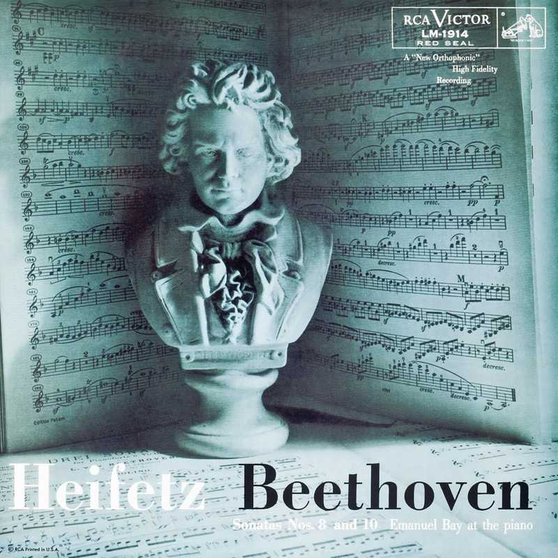Ludwig van Beethoven – Sonaten für Violine Nr. 8 in G, Nr. 10 in G Interpret: Jascha Heifetz, Emanuel Bay: Ludwig van Beethoven – Sonaten für Violine Nr. 8 in G, Nr. 10 in G Interpret: Jascha Heifetz, Emanuel Bay (RCA/Impex), Bild 1 Schallplatte Ludwig van Beethoven – Sonaten für Violine Nr. 8 in G, Nr. 10 in G Interpret: Jascha Heifetz, Emanuel Bay (RCA/Impex) im Test, Bild 1