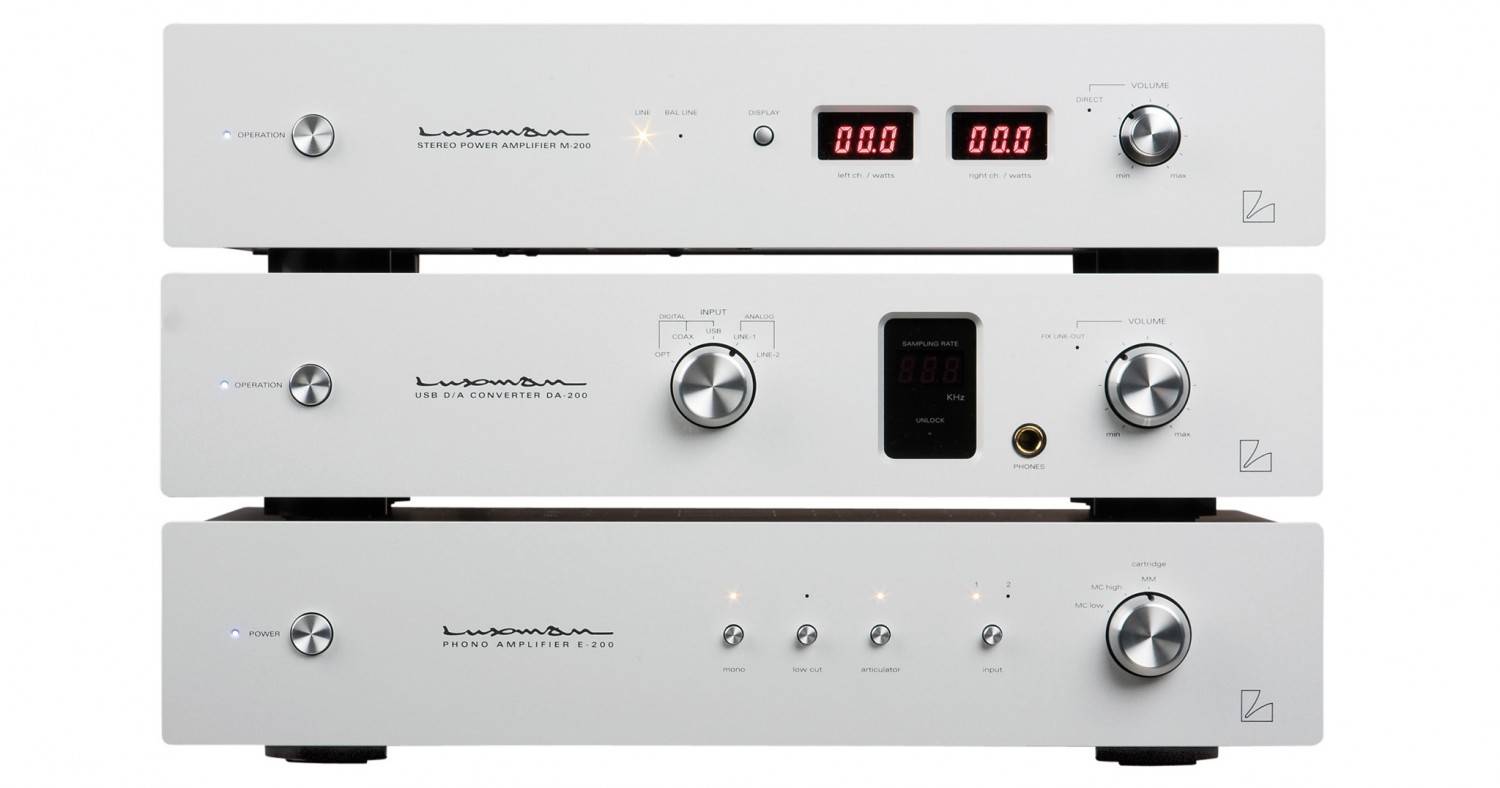 Phono Vorstufen Luxman E-200, Luxman DA-200, Luxman M-200 im Test , Bild 2