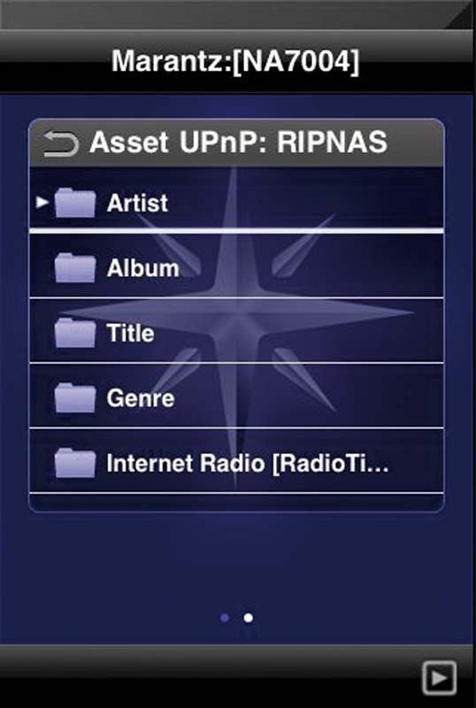 DLNA- / Netzwerk- Clients / Server / Player Marantz NA7004 im Test, Bild 3