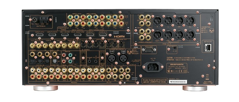 Moderne Zeiten: Marantz AV 8003 + MM 8003, Bild 4 AV-Receiver Marantz AV 8003 + MM 8003 im Test, Bild 4