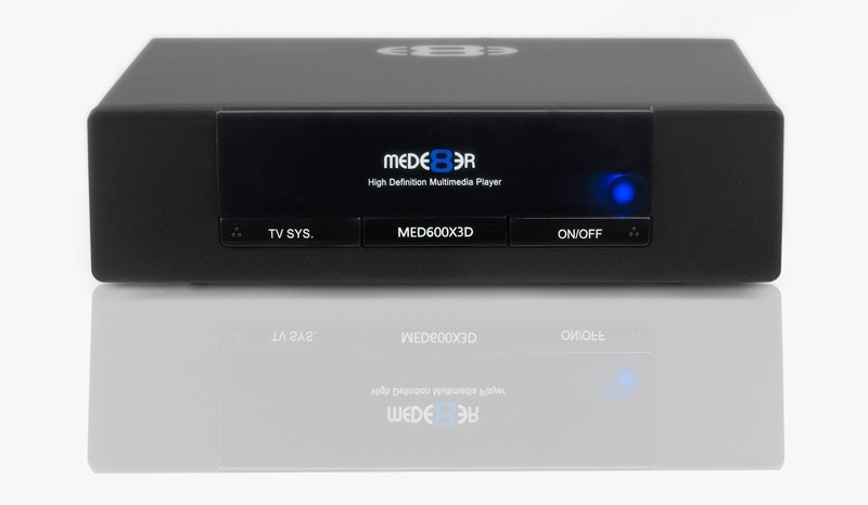 Stream me up!: Mede8er MED600X3D, Bild 1 DLNA- / Netzwerk- Clients / Server / Player Mede8er MED600X3D im Test, Bild 1