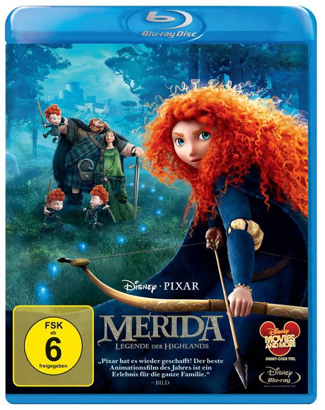 Blu-ray Film Merida – Legende der Highlands (Walt Disney) im Test, Bild 1