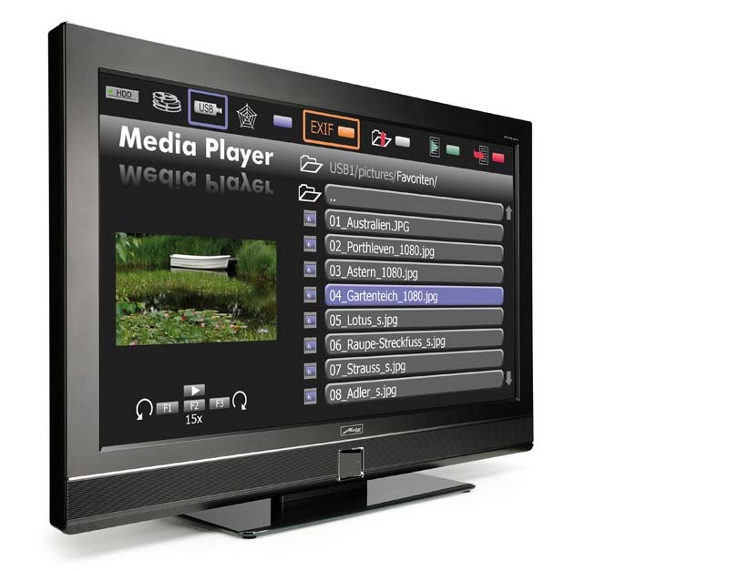 Neuer Networker: Metz Axio Pro 37 LED 200 Media, Bild 1 Fernseher Metz Axio Pro 37 LED 200 Media im Test, Bild 1
