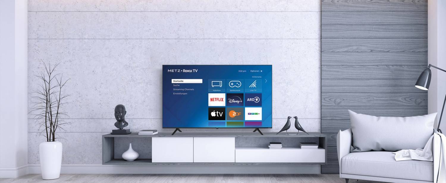Metz blue 55MUD6001Z - Roku TV von Metz Metz blue 55MUD6001Z - Roku TV von Metz