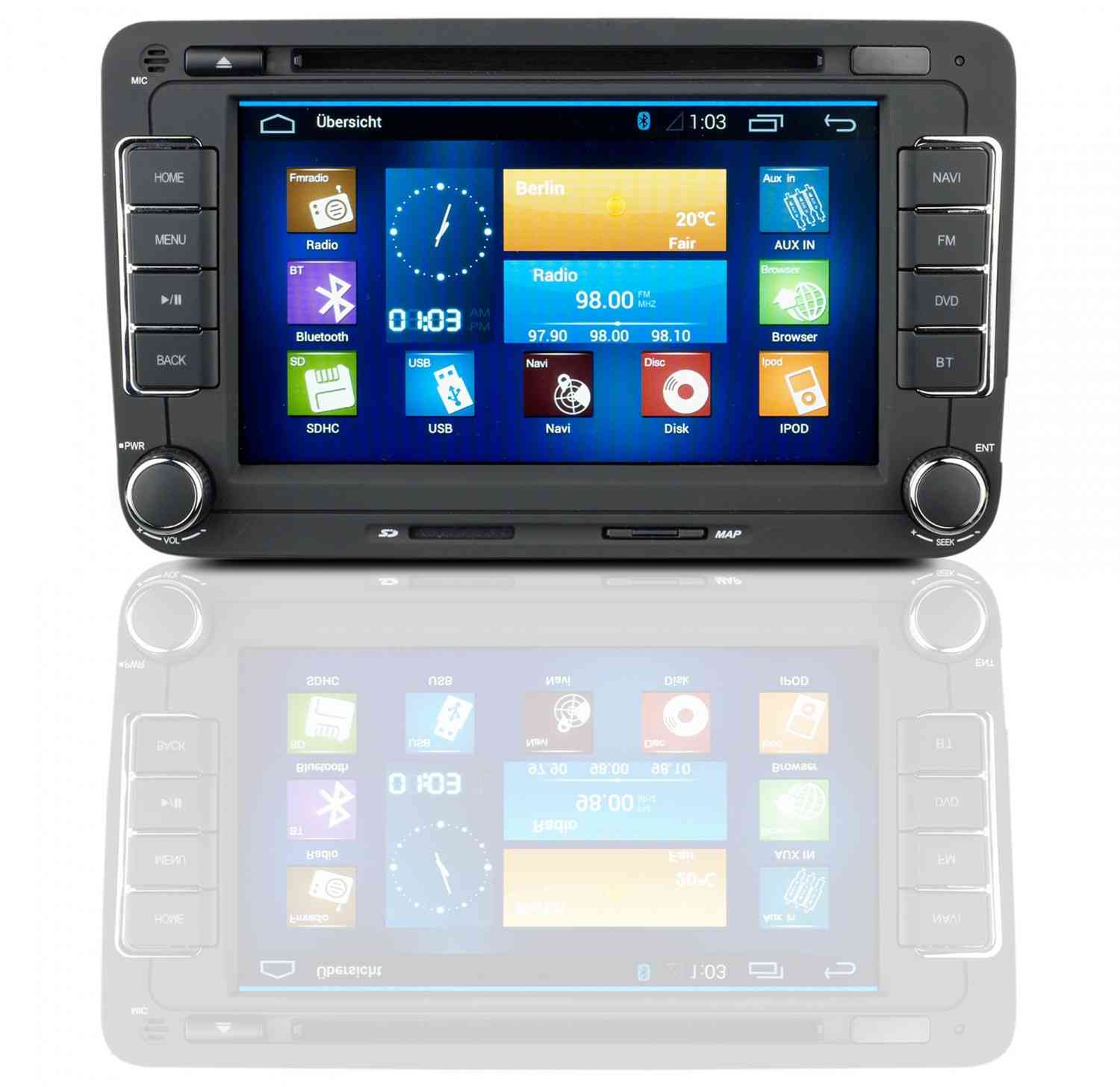 Android für VW: Mic AV7, Bild 1 Moniceiver Mic AV7 im Test, Bild 1