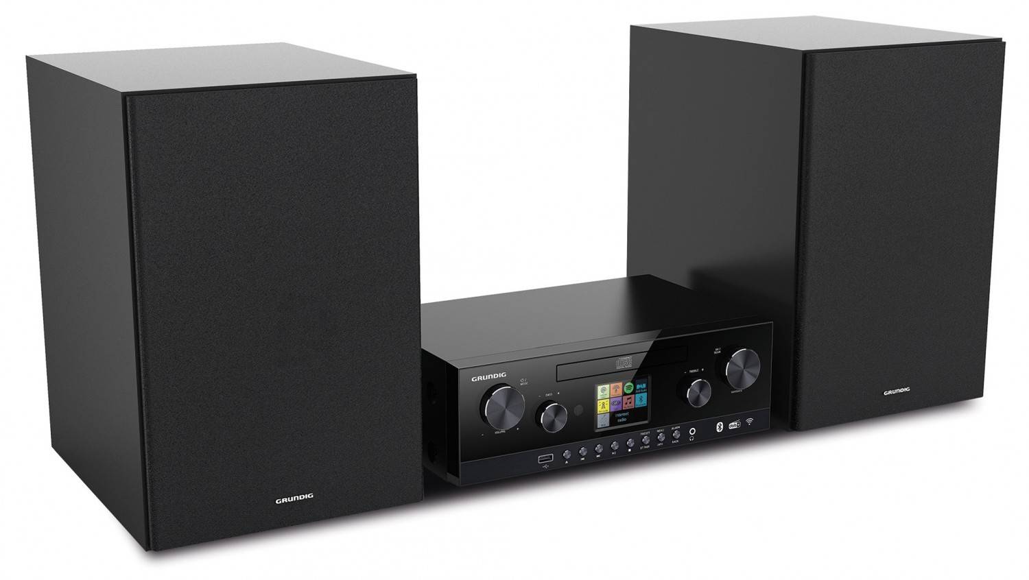 Kompakt-HiFi: Grundig CMS 5000 BT DAB+ WEB, Bild 2 Minianlagen Grundig CMS 5000 BT DAB+ WEB im Test, Bild 2
