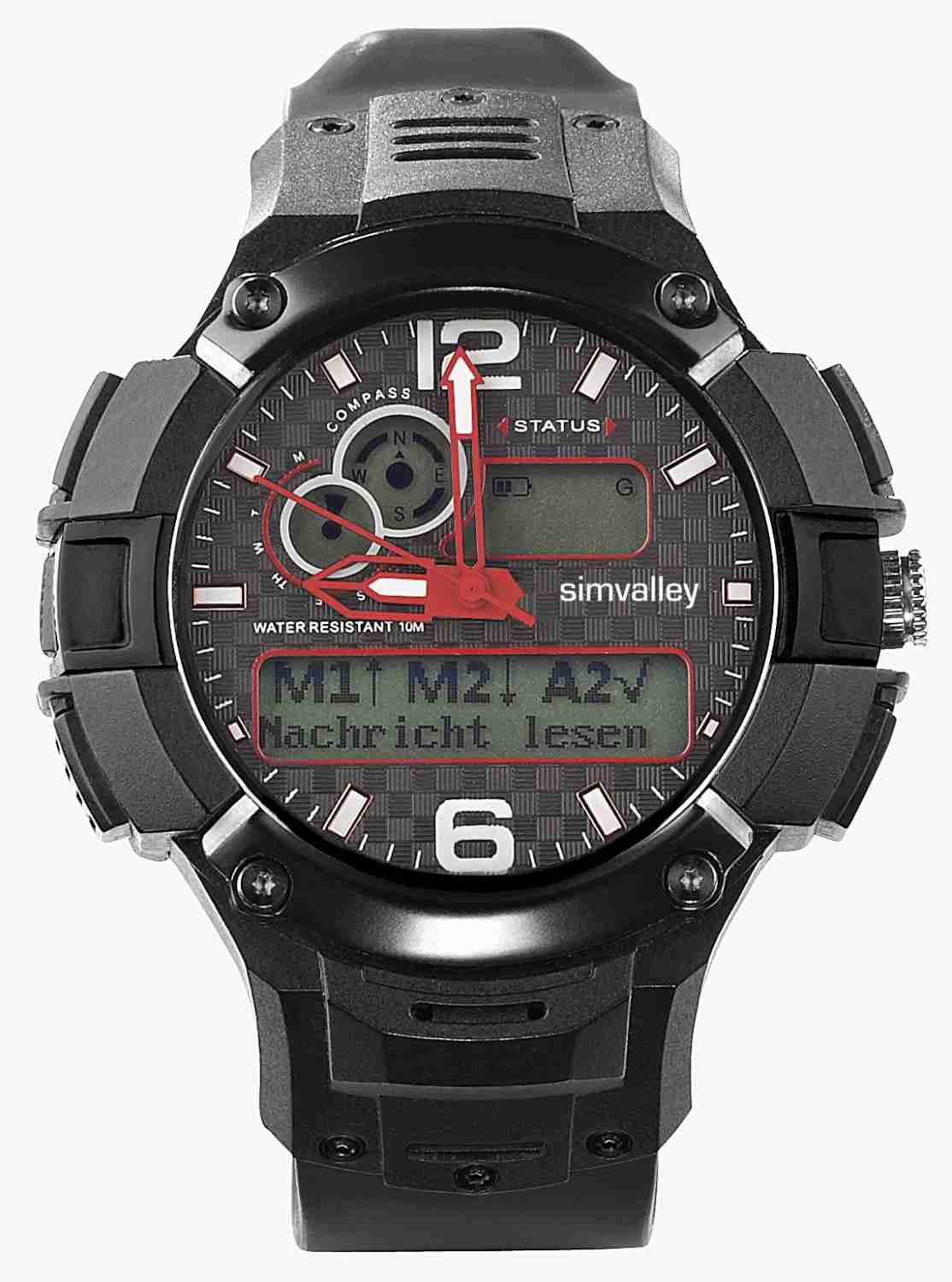 Sportliche Uhr: Simvalley MOT-15.G, Bild 2 Mobile sonstiges Simvalley MOT-15.G im Test, Bild 2