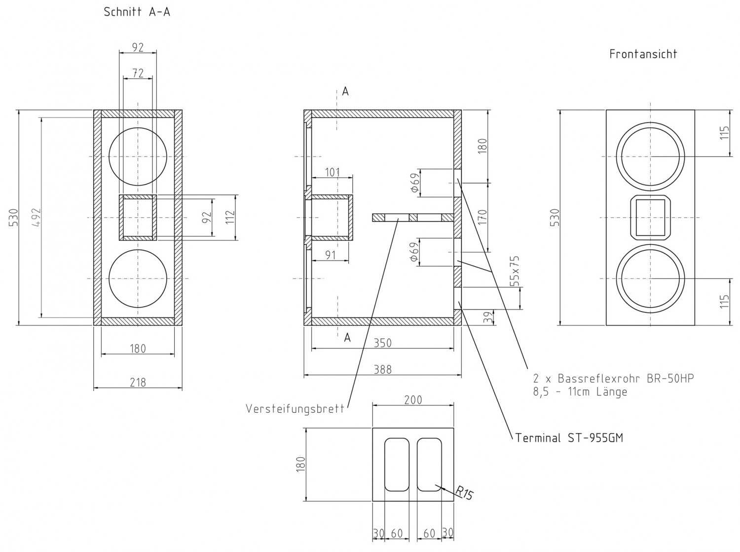 Lautsprecherbausätze Monacor Millan Audio Triple Play Ribbon Compact im Test, Bild 10