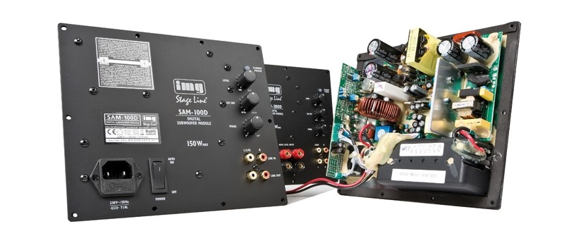 Serientest: Monacor SAM-100D, Monacor SAM-200D, Monacor SAM-300D, Bild 1 Subwoofer (Home) Monacor SAM-100D, Monacor SAM-200D, Monacor SAM-300D im Test , Bild 1