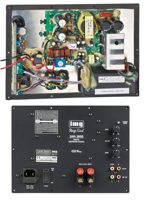 Subwoofer (Home) Monacor SAM-100D, Monacor SAM-200D, Monacor SAM-300D im Test , Bild 4