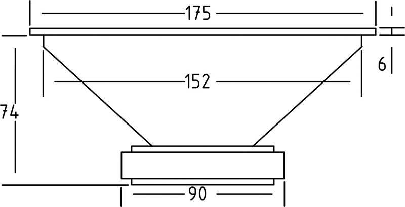 Lautsprecherchassis Tiefmitteltöner Monacor SPH-175HQ im Test, Bild 8