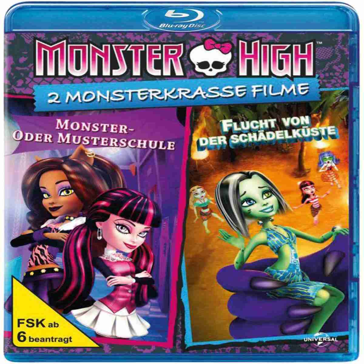 Blu-ray Film Monster High – 2 monsterkrasse Filme (Universal) im Test, Bild 1