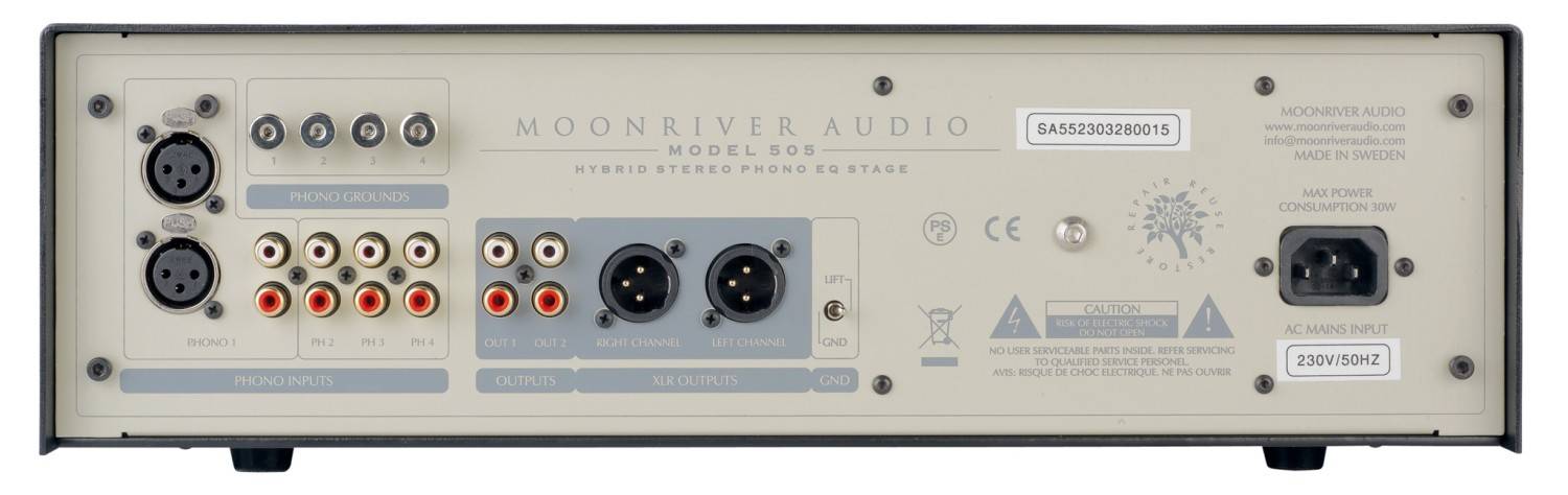 Verstärker Phono Vorverstärker Moonriver 505 im Test, Bild 3