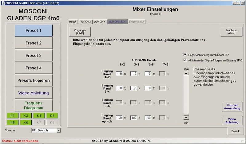 Soundprozessoren Mosconi GLADEN DSP 4to6 im Test, Bild 3