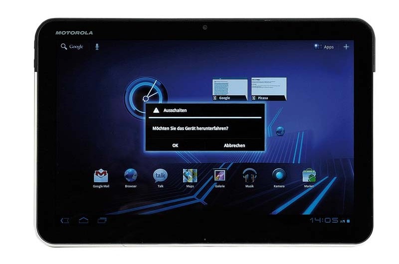 Tablets Motorola Xoom im Test, Bild 2