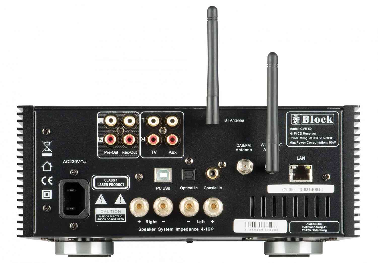 Kleines Multitalent: Block CVR-50, Bild 3 Musikserver Block CVR-50 im Test, Bild 3
