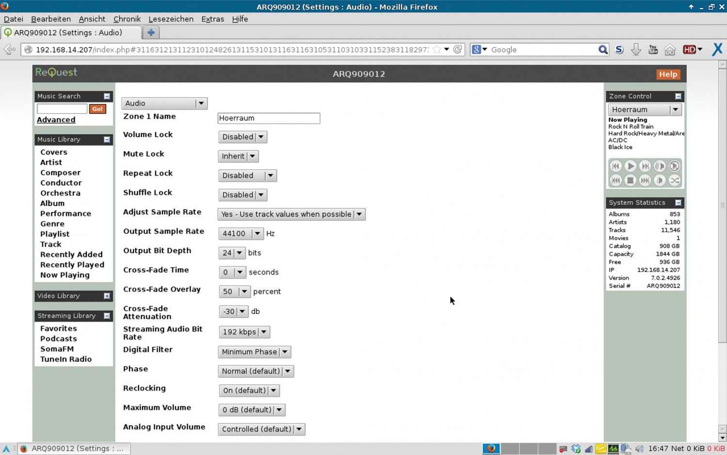 Die glorreichen Vier: Request Audio The Beast, Bild 5 Musikserver Request Audio The Beast im Test, Bild 5