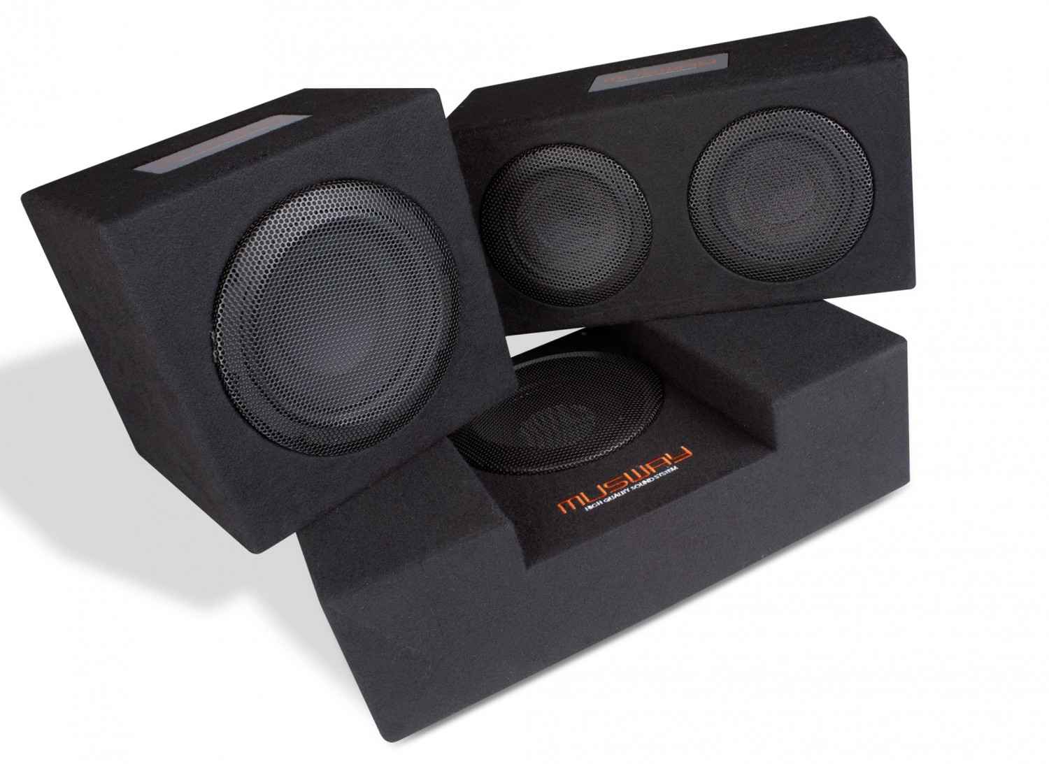 Serientest: Musway MR206Q, Musway MR108Q, Musway MF108Q, Bild 1 Car-Hifi Subwoofer Gehäuse Musway MR206Q, Musway MR108Q, Musway MF108Q im Test , Bild 1
