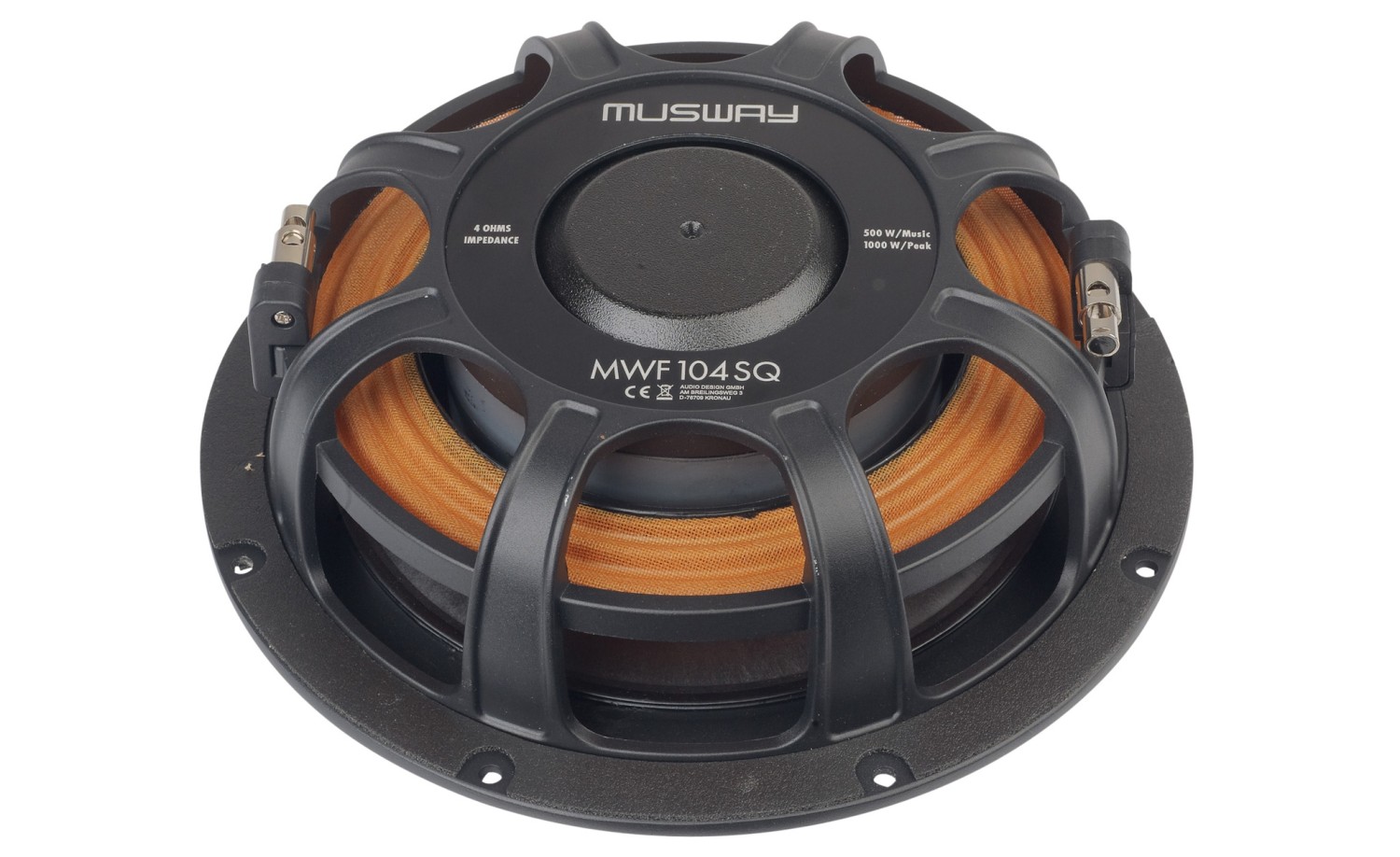 Car Hifi Subwoofer Chassis Musway MWF104SQ im Test, Bild 2