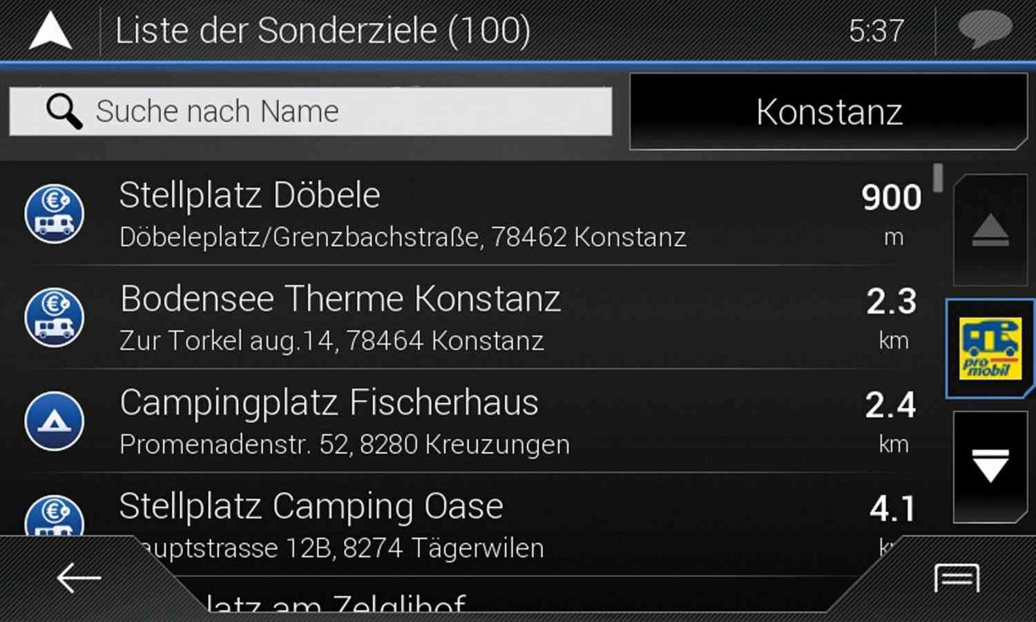 Wohnmobil-Navi: Pioneer AVIC-Z1000DAB, Bild 5 Naviceiver Pioneer AVIC-Z1000DAB im Test, Bild 5