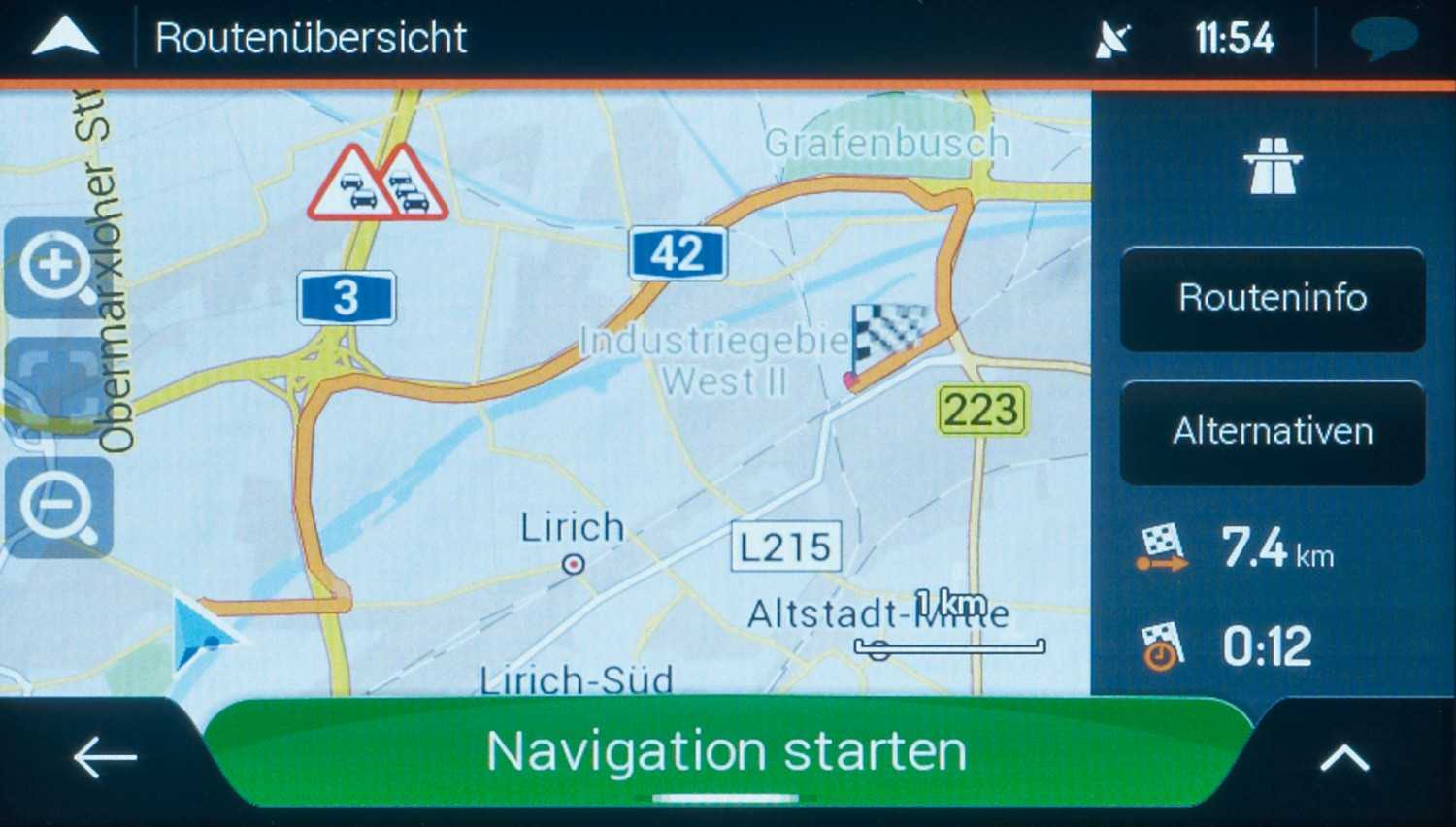 Wohnmobil-Navi: Xzent X-F220 + SDFEU, Bild 6 Naviceiver Xzent X-F220 + SDFEU im Test, Bild 6