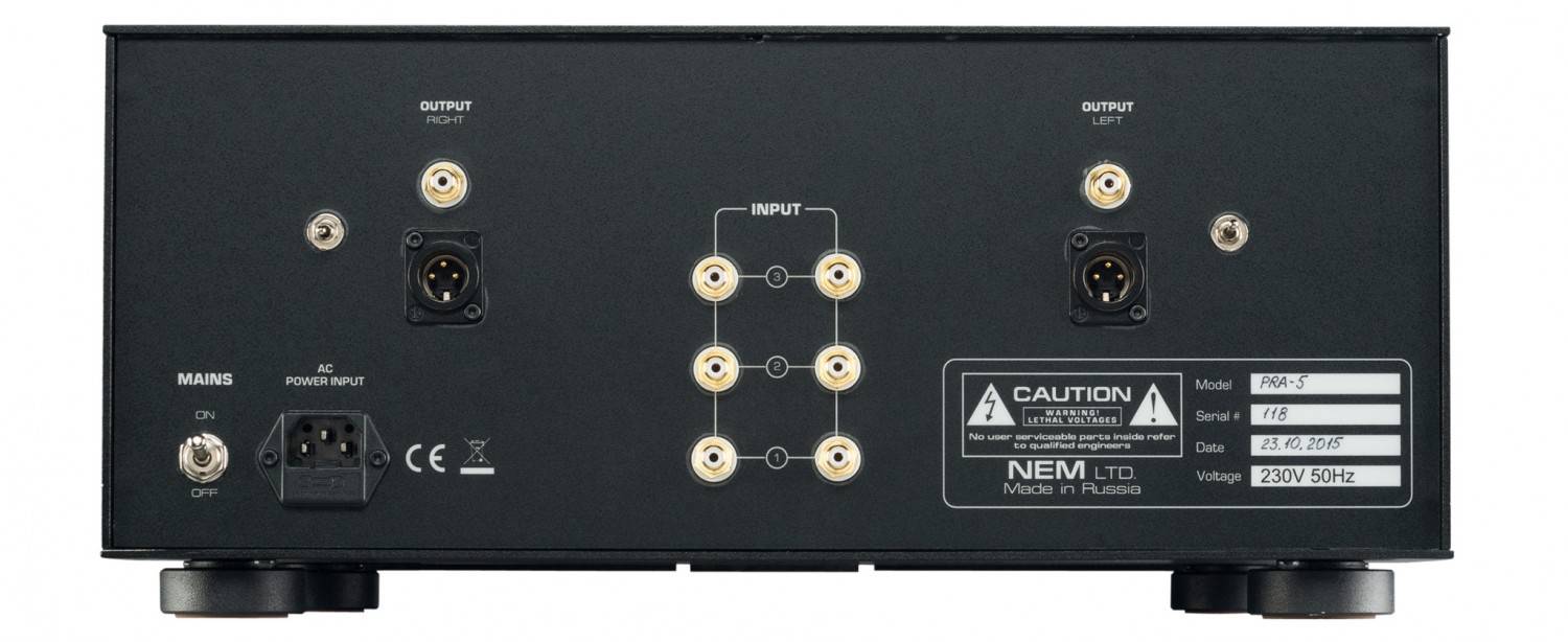 Stereovorstufen NEM PRA-5 im Test, Bild 10