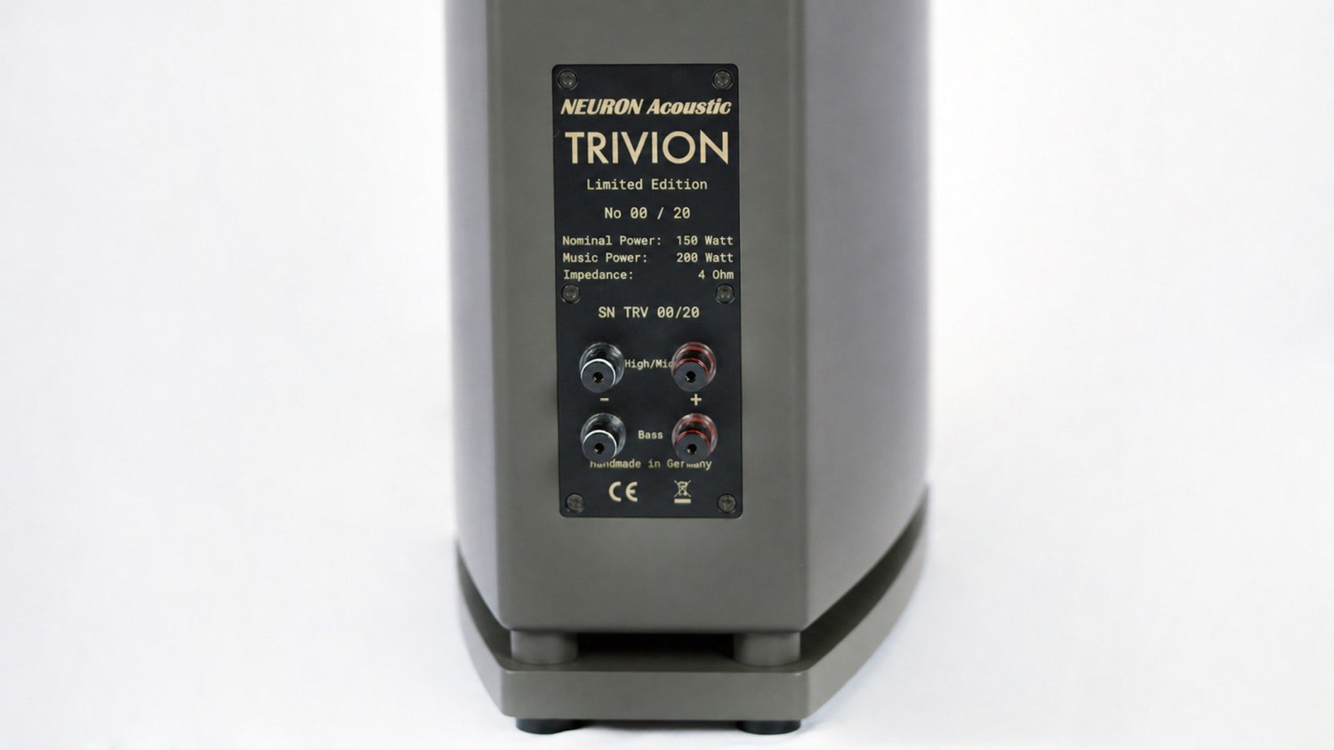1825 Tage Musik: Neuron Acoustic Trivion, Bild 6 Lautsprecher Stereo Neuron Acoustic Trivion im Test, Bild 6