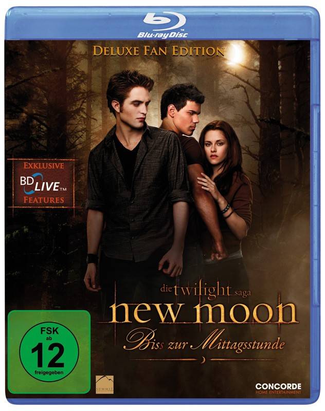 New Moon – Bis(s) zur Mittagsstunde: New Moon – Bis(s) zur Mittagsstunde (Concorde Video), Bild 1 Blu-ray Film New Moon – Bis(s) zur Mittagsstunde (Concorde Video) im Test, Bild 1