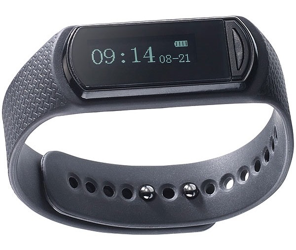 Fitness-Armband mit Herzfrequenz-Messung: newgen Medicals FBT-40.HR, Bild 1 Zubehör Tablet und Smartphone newgen Medicals FBT-40.HR im Test, Bild 1