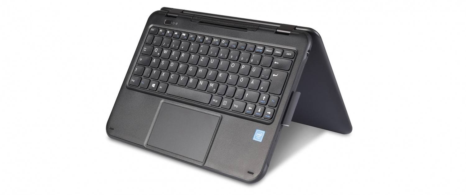 Sicherer Arbeitsplatz: Wortmann Terra Mobile 360-11Plus N4200 W10P, Bild 3 Notebooks und Ultrabooks Wortmann Terra Mobile 360-11Plus N4200 W10P im Test, Bild 3
