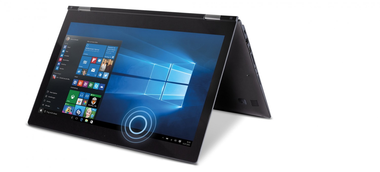 Ausgereizt: Wortmann Terra Mobile 360-15, Bild 2 Notebooks und Ultrabooks Wortmann Terra Mobile 360-15 im Test, Bild 2