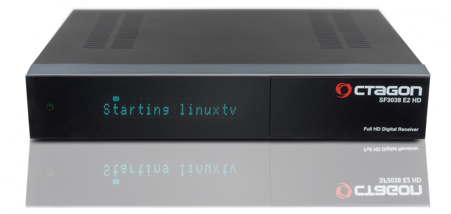 Drei-Facher Empfang: Octagon SF3038 E2 HD, Bild 1 Sat Receiver ohne Festplatte Octagon SF3038 E2 HD im Test, Bild 1