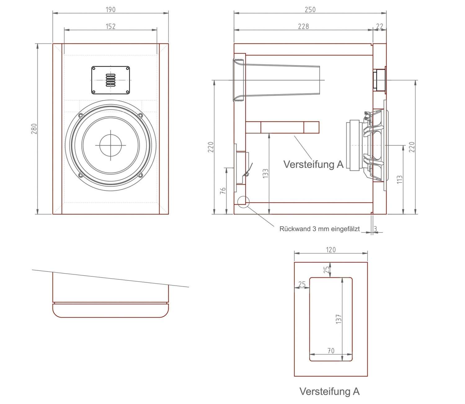 Lautsprecherbausätze Omnes Audio Scandinavian Monitor S151 im Test, Bild 11