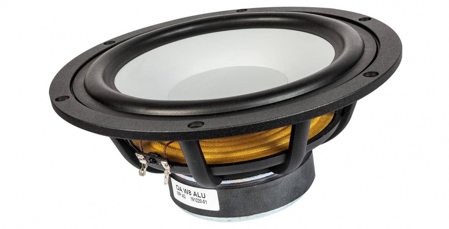 Omnes Audio W8 Alu, Bild 1 Lautsprecherchassis Tiefmitteltöner Omnes Audio W8 Alu im Test, Bild 1