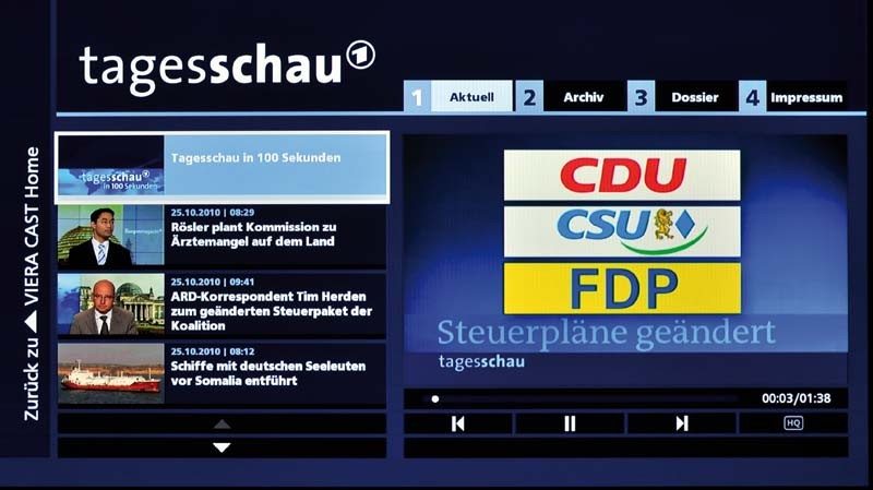 Blu-ray-Player Panasonic DMP-BDT100 im Test, Bild 2