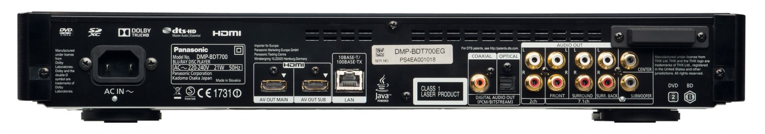 Blu-ray-Player Panasonic DMP-BDT700 im Test, Bild 3